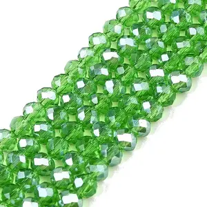 Electroplate Glass Beads Strands
