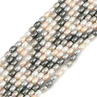 Electroplated Shell Pearl Beads Strands