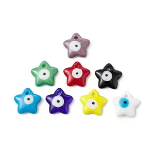 Handmade Evil Eye Lampwork Pendants