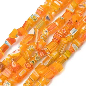 Handmade Millefiori Lampwork Beads Strands