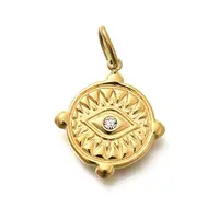304 Stainless Steel Rhinestone Pendants