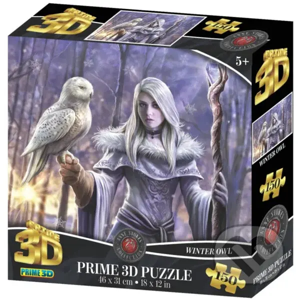 Zimní sova - puzzle z kategorie Zvieratá