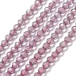 Transparent Glass Beads Strands