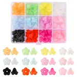 144Pcs 12 Colors Opaque Acrylic Beads