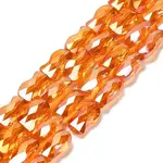 Electroplate Glass Beads Strands