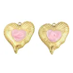 304 Stainless Steel with Enamel Pendants