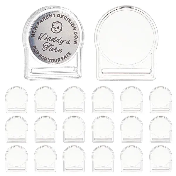 Transparent Acrylic Commemorative Coin Display Box