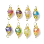 Mixed Color Glass with Iron Connector Link