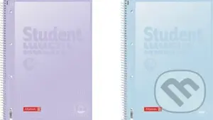 Brunnen student blok pastel A4 - čtvereček, 80 listů, fialový/modrý