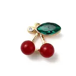 Brass Micro Pave Cubic Zirconia Pendants