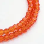 Transparent Glass Bead Strands