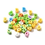 UV Plating Opaque Acrylic European Beads