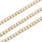925 Sterling Silver Clear Cubic Zirconia Chains