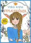 Velká kniha Vymalovánek - modrá - kolektiv - kniha z kategorie Omalovánky