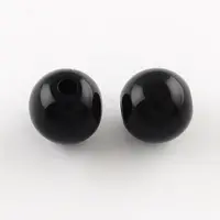 Round Opaque Acrylic Beads