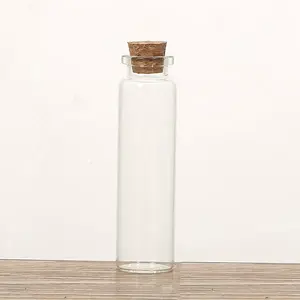 Glass Cork Bottles Ornament