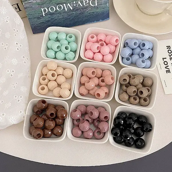 Opaque Acrylic Beads