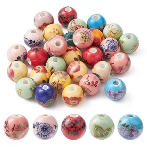 Printed Handmade Porcelain Beads