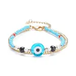 Evil Eye Multi-strand Bracelet for Girl Women