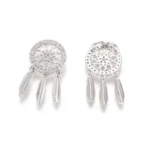 Brass Cubic Zirconia Pendants