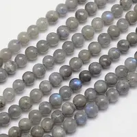 Natural Labradorite Round Bead Strands