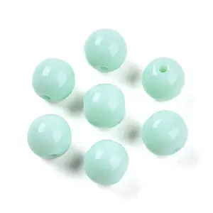 Opaque Solid Color Glass Beads