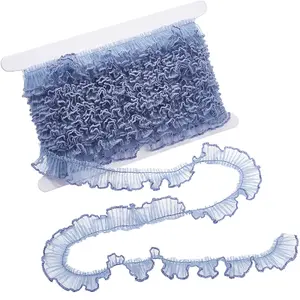 10 Yards Polyester Pleated Lace Trim