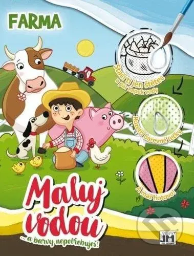 Farma - Vodové omalovánky A4 - kniha z kategorie Omalovánky