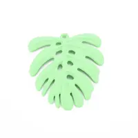 Spray Painted Alloy Pendants