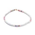 Handmade Polymer Clay Heishi Beaded Necklaces