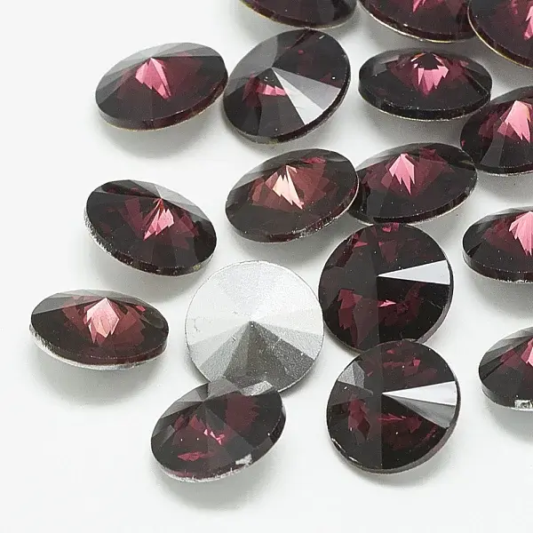 Pointed Back Glass Rhinestone Cabochons