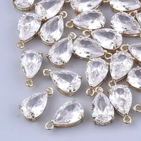 Transparent Glass Charms