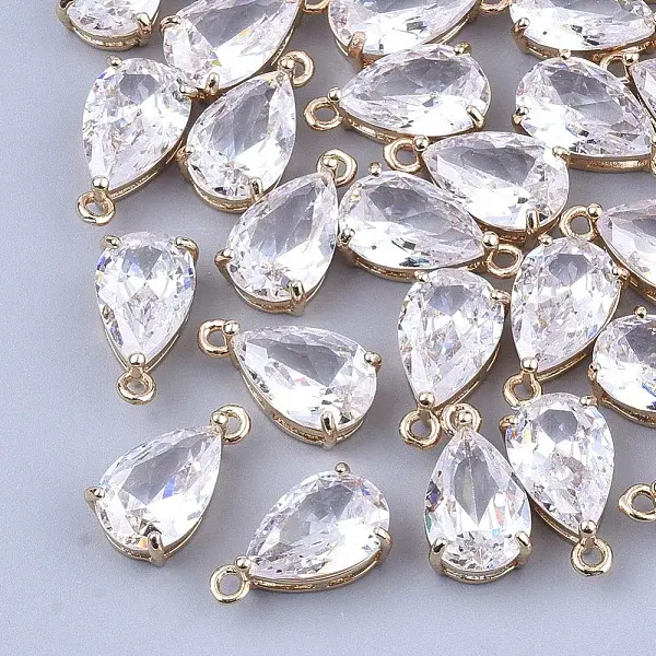 Transparent Glass Charms