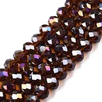 Electroplate Glass Beads Strands