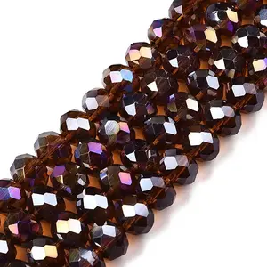 Electroplate Glass Beads Strands