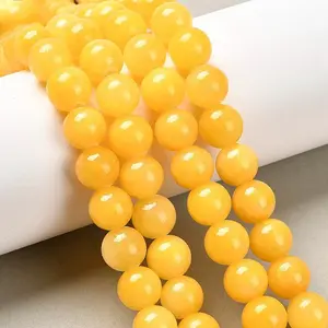 Natural Mashan Jade Round Beads Strands