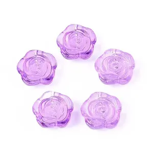 Baking Paint Transparent Glass Beads