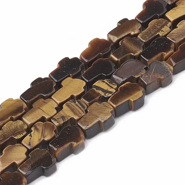 Natural Tiger Eye Bead Strands