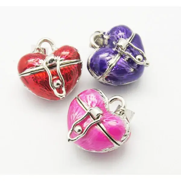 Brass Prayer Box Pendants