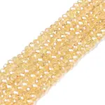 Electroplate Glass Beads Strands