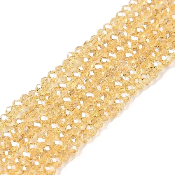 Electroplate Glass Beads Strands