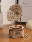 Gramofón (NiXiM Dřevěné 3D puzzle) - puzzle z kategorie 3D puzzle