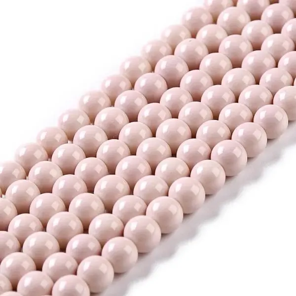 Painted Glass Beads Strands
