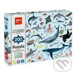 Ohrožená zvířata v oceánu - puzzle z kategorie Naučné puzzle