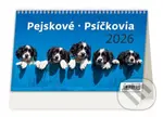 Pejskové 2026 - stolní kalendář