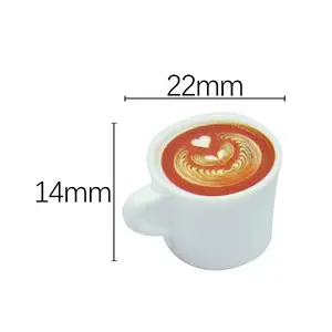 Resin Miniature Coffee Cup Ornaments