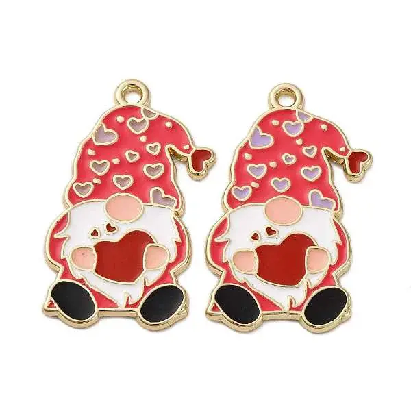 Independence Day Christmas Alloy Enamel Pendants