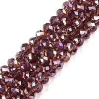 Electroplate Glass Beads Strands