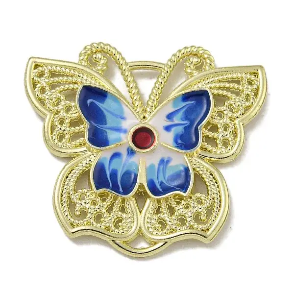 Rack Plating Alloy Enamel Pendants