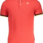 K-WAY RED MEN'S SHORT SLEEVED POLO SHIRT
